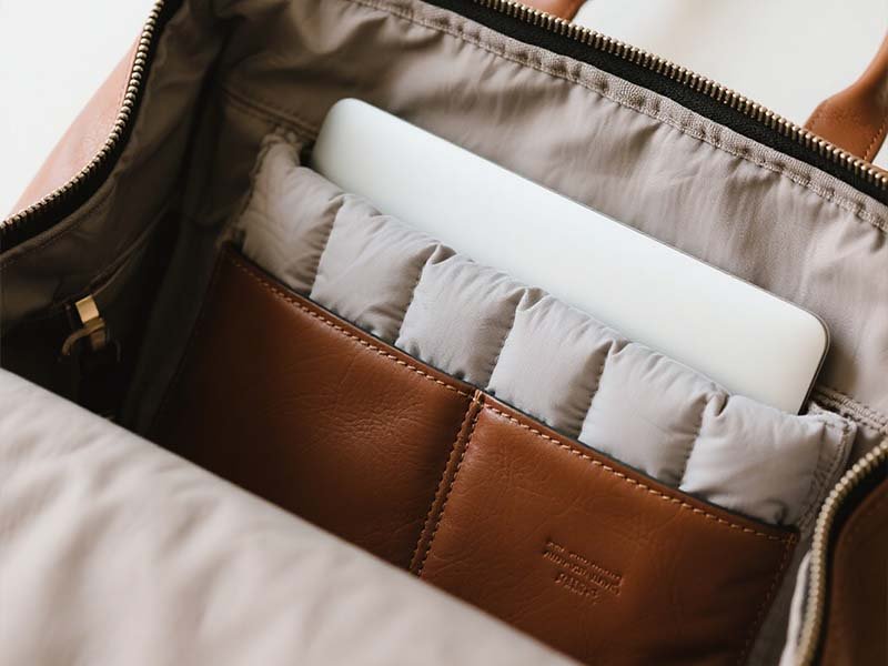 The Ultimate Guide to “Leather” Laptop Bags – Waterproof & Organic Cotton Alternatives - laptop bag 08073 - laptop bag