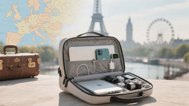 What to Pack for Europe Trip: Ultimate Electronics Checklist + Smart Packing Hacks - laptop bag What to Pack for Europe Trip: Ultimate Electronics Checklist + Smart Packing Hacks