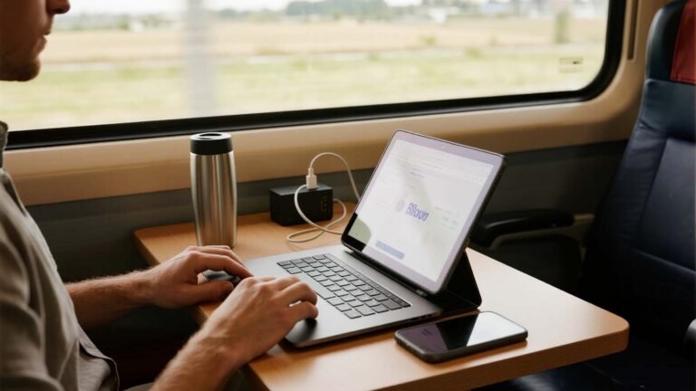 What to Pack for a European Train Trip: Your Mobile Office Setup - laptop bag 081904 - laptop bag