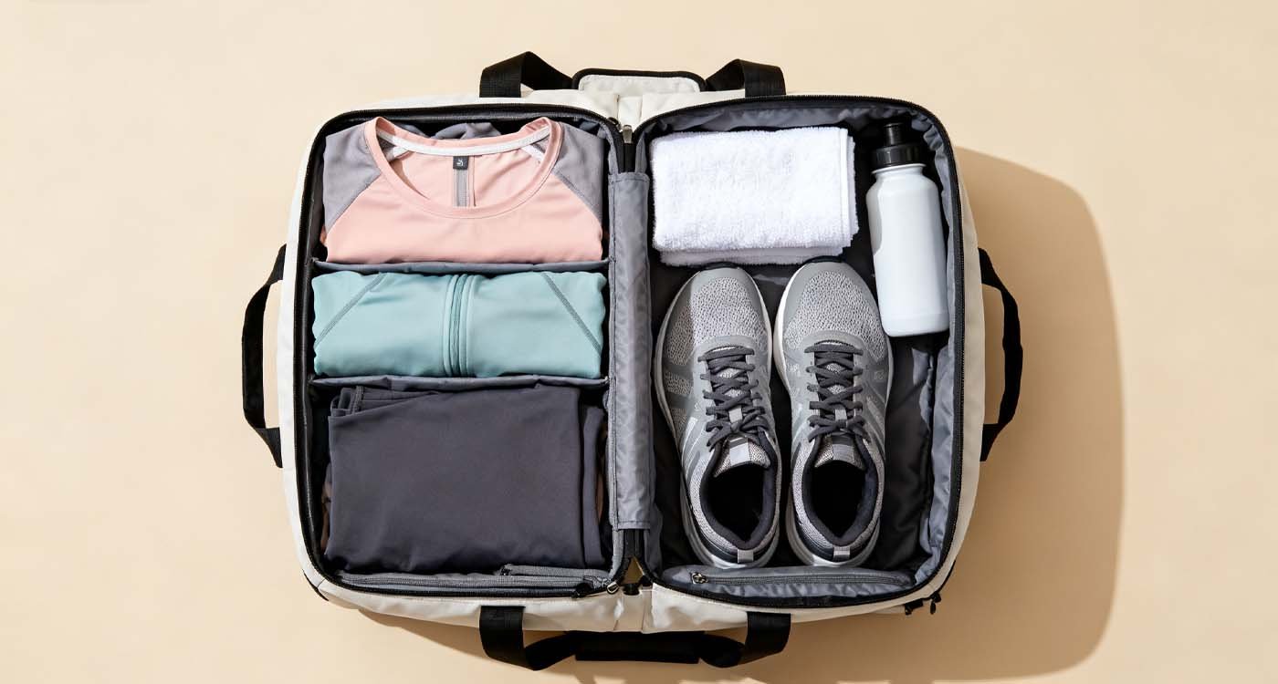 The Ultimate Gym Bag Guide: 2025 Edition - laptop bag Inside a Well-Packed Gym Bag