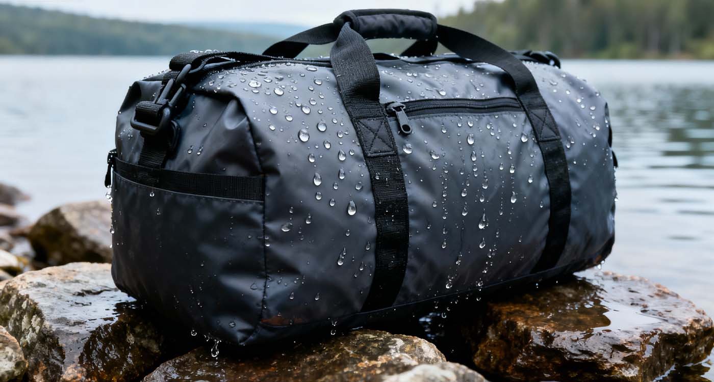 Best Duffle Bags in 2025 — The Smart Buyer’s Guide - laptop bag Waterproof duffle bag beside mountain lake