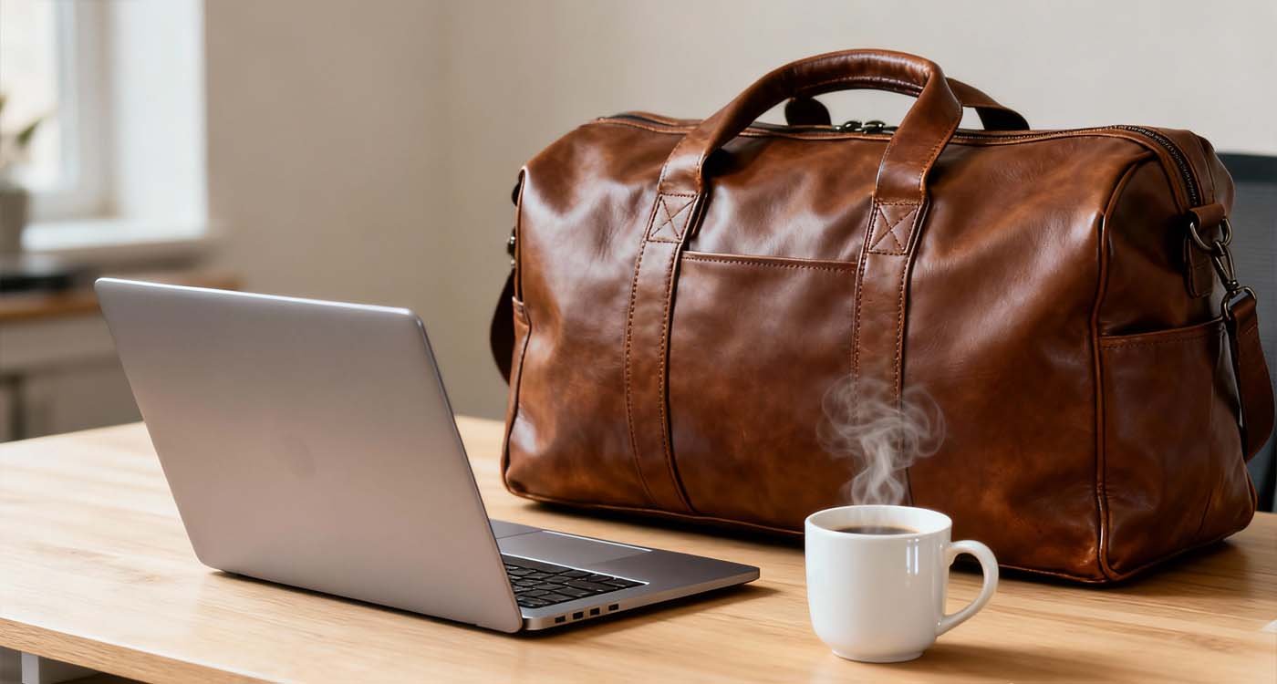 Best Women’s Duffle Bags 2025 — Chic, Functional & Ready for Every Adventure - laptop bag Woman carrying pink duffle bag through airport