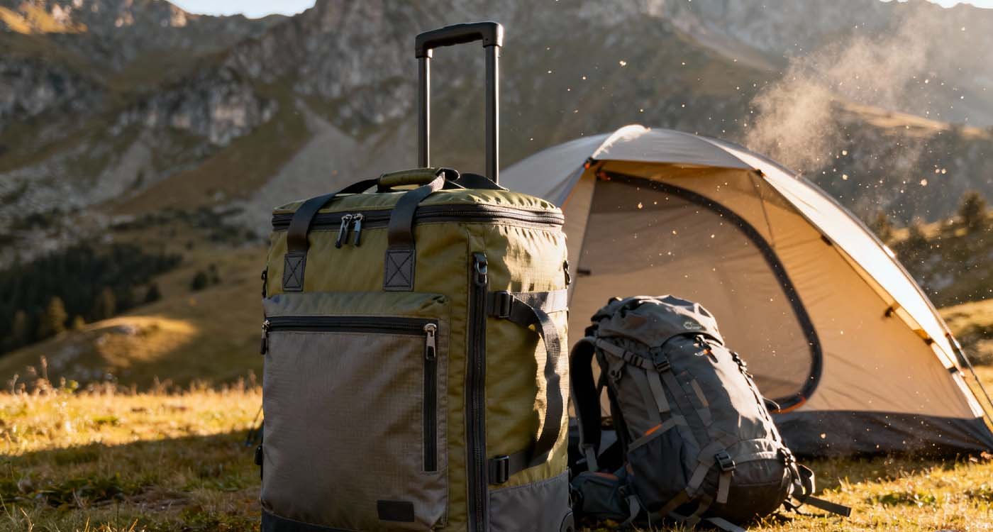 Best Duffle Bag Luggage on Wheels (2025) — Roll, Pack, and Travel Smart - laptop bag Open duffle bag with wheels neatly packed