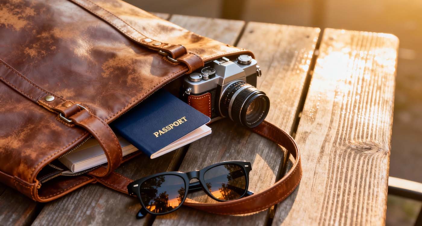 Best Travel Bags for Women 2025 — Stylish, Smart & Ready for Adventure - laptop bag Leather tote bag with travel essentials