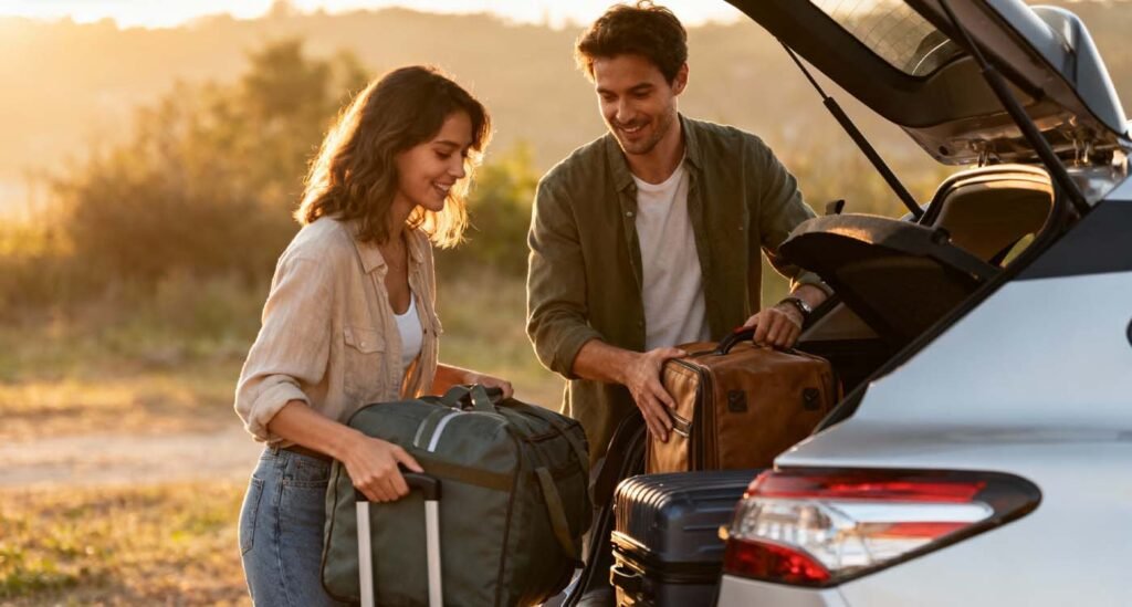 Shop Weekend Travel Bags 2025 — Style Meets Function for Every Getaway - laptop bag Couple packing travel bags into car